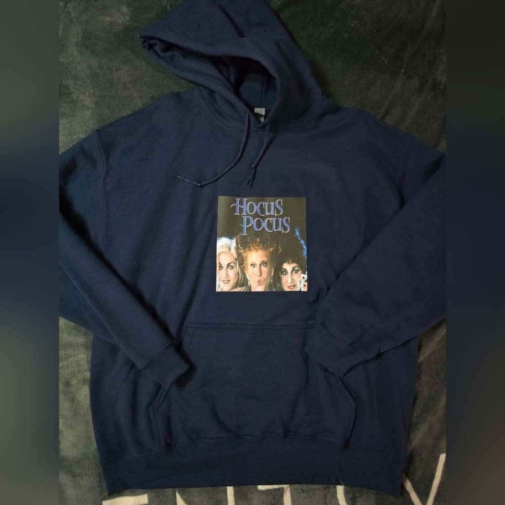 Navy Graphic Hoodie